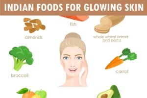 Indian foods for glowing skin