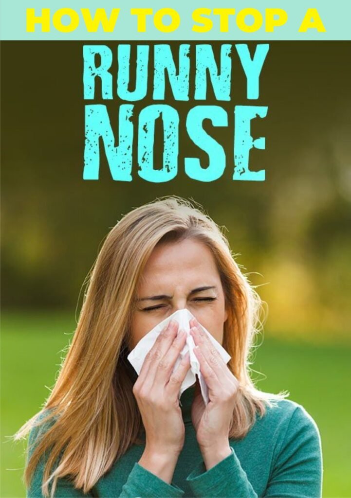 how to stop a runny nose