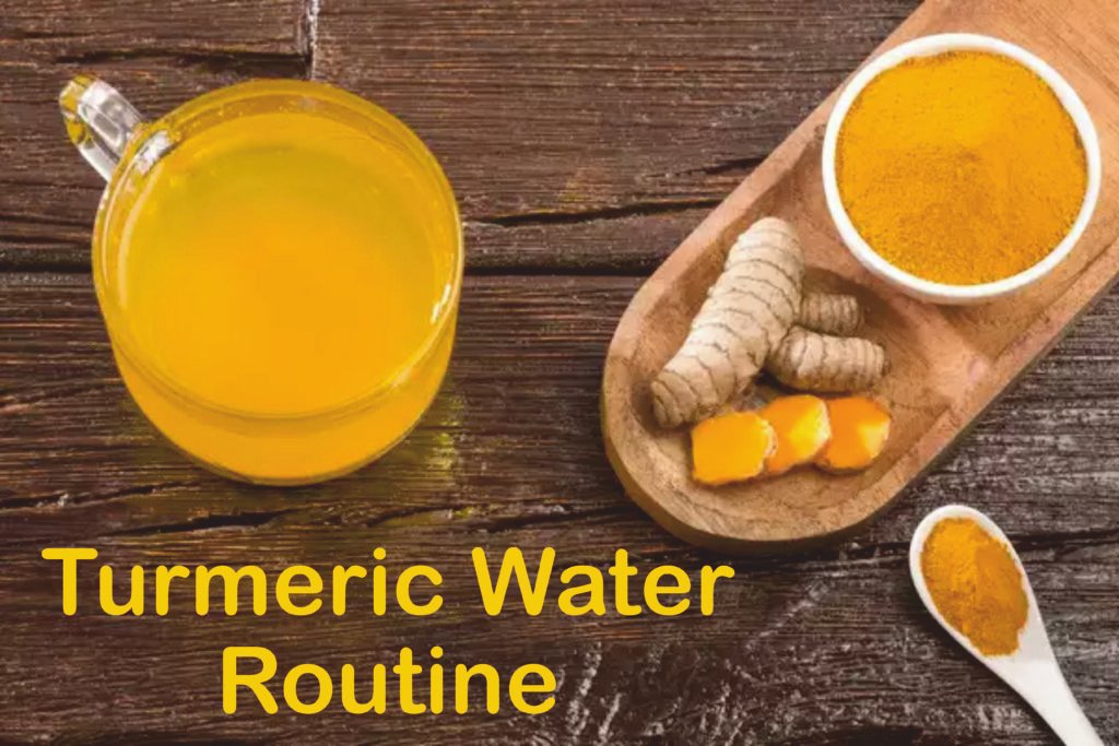 turmeric water routine in morning