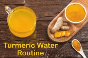 turmeric water routine in morning